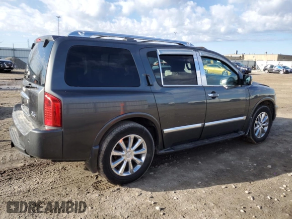 2009 Infiniti QX56 with VIN 5N3AA08C89N903922, listed as a Copart auction lot 50193735 with 128,495 mi miles and Non Repairable. Bid and sale history available at DreamBid. Image 3.