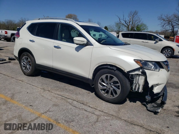 2015 Nissan Rogue S with VIN 5N1AT2MT4FC885950, listed as a Copart auction lot 53085545 with 120,303 mi miles and Salvage Title. Bid and sale history available at carsss.com. Image 4.
