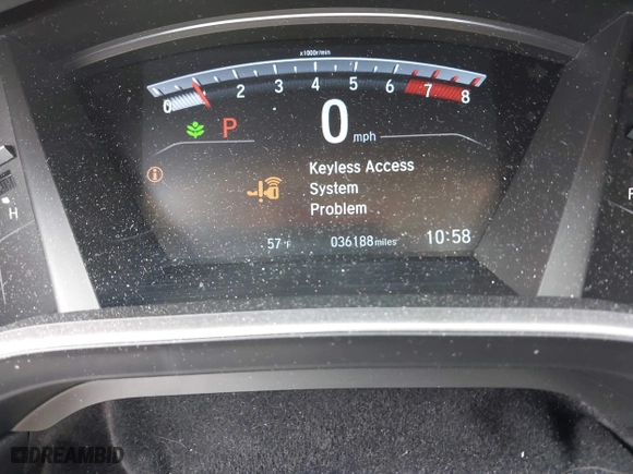 2019 Honda CR-V EX-L with VIN 2HKRW2H80KH612359, listed as a IAAI auction lot 41839120 with 36,188 mi miles. Bid and sale history available at carsss.com. Image 15.
