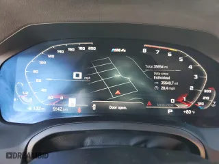 2021 BMW M4 Competition with VIN WBS33AZ05MCG69989, listed as a Copart auction lot 51356855 with 35,654 mi miles and Salvage Title. Bid and sale history available at carsss.com. Image 9.