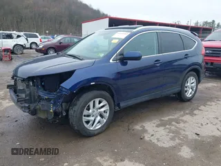 2015 Honda CR-V EX-L with VIN 5J6RM4H78FL040607, listed as a IAAI auction lot 41953997 with 128,969 mi miles. Bid and sale history available at carsss.com. Image 2.