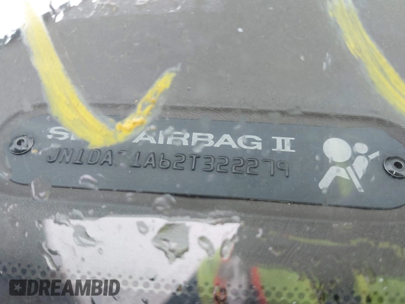 2002 Nissan Maxima GLE с VIN JN1DA31A62T322279, выставлен на аукционе IAAI как лот 42468817 с пробегом Не указан миль и . История ставок и продаж доступна на DreamBid. Изображение 11.