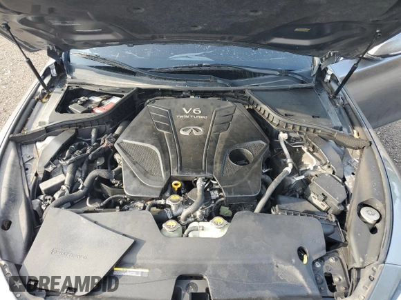 2020 Infiniti Q50 Luxe with VIN JN1EV7AR3LM254928, listed as a Copart auction lot 61452425 with 135,601 mi miles and Salvage title. Bid and sale history available at DreamBid. Image 11.