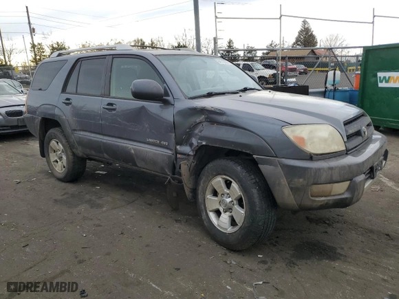2004 Toyota 4Runner Limited with VIN JTEBU17R540053883, listed as a Copart auction lot 84718694 with 243,820 mi miles and Salvage Title. Bid and sale history available at carsss.com. Image 4.