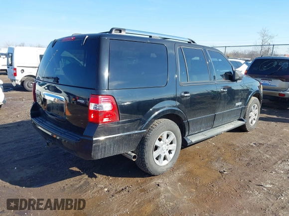 2007 Ford Expedition Limited with VIN 1FMFU195X7LA80222, listed as a IAAI auction lot 41509870 with 163,149 mi miles. Bid and sale history available at carsss.com. Image 4.