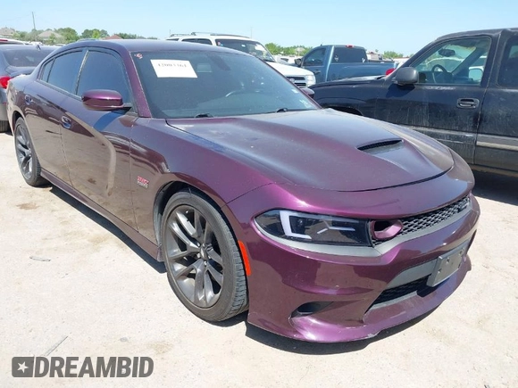 2020 Dodge Charger Scat Pack Widebody z VIN 2C3CDXGJ8LH190207, wystawiony jako IAAI lot #42003361 z przebiegiem 9 945 mil mil oraz . Historia ofert i sprzedaży dostępna na DreamBid. Obrazek 1.
