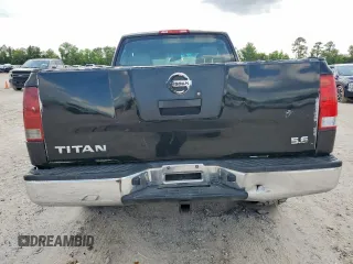 2008 Nissan Titan XE with VIN 1N6BA06A08N310084, listed as a Copart auction lot 58950565 with 208,055 mi miles and Salvage title. Bid and sale history available at DreamBid. Image 6.