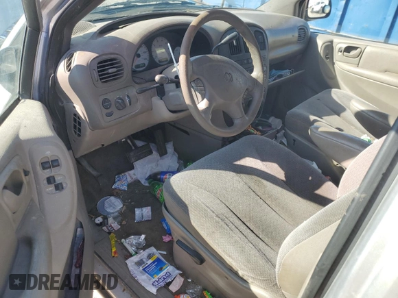 2001 Dodge Caravan SE with VIN 1B8GP25361B208099, listed as a Copart auction lot 47273005 with 220,260 mi miles and Salvage Title. Bid and sale history available at carsss.com. Image 8.