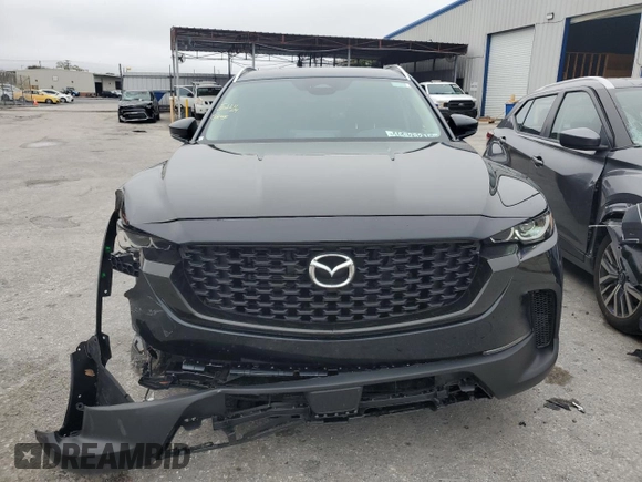 2025 Mazda CX-50 S Select with VIN 7MMVABAM6SN317805, listed as a Copart auction lot 46828215 with 4,855 mi miles and Clean Title. Bid and sale history available at DreamBid. Image 5.