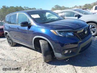 2020 Honda Passport EX-L with VIN 5FNYF7H58LB005866, listed as a IAAI auction lot 41695363 with 1 mi miles. Bid and sale history available at carsss.com. Image 1.