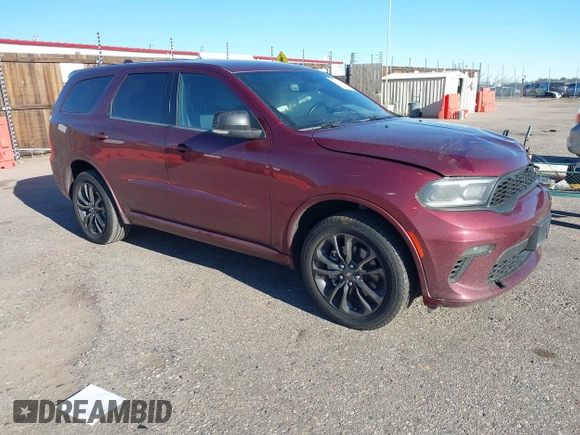 2021 Dodge Durango GT z VIN 1C4RDJDG4MC627460, wystawiony jako IAAI lot #40817986 z przebiegiem 46 886 mil mil oraz . Historia ofert i sprzedaży dostępna na DreamBid. Obrazek 1.