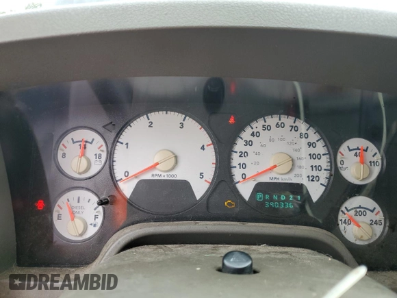 2006 Dodge Ram 2500 SLT with VIN 3D7KR29C06G161319, listed as a Copart auction lot 63704534 with 390,336 mi miles and Salvage Title. Bid and sale history available at carsss.com. Image 9.