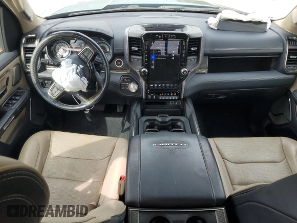 2020 Ram 1500 Limited with VIN 1C6SRFHT0LN314794, listed as a Copart auction lot 51520715 with 61,397 mi miles and Salvage title. Bid and sale history available at DreamBid. Image 8.