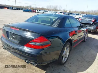 2005 Mercedes-Benz SL 55 AMG with VIN WDBSK74F35F103586, listed as a IAAI auction lot 41958469 with Not provided miles and . Bid and sale history available at DreamBid. Image 4.
