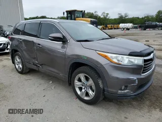 2016 Toyota Highlander Hybrid Limited with VIN 5TDDCRFH3GS017683, listed as a Copart auction lot 53097473 with 107,054 mi miles. Bid and sale history available at carsss.com. Image 4.