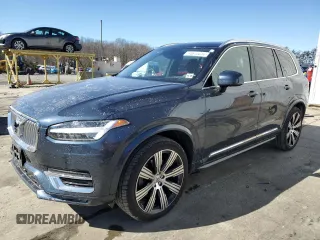 2021 Volvo XC90 Inscription with VIN YV4A22PLXM1697040, listed as a Copart auction lot 45976255 with 52,039 mi miles and Salvage Title. Bid and sale history available at carsss.com. Image 1.