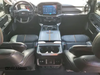 2021 Ford F-150 XL with VIN 1FTFW1CD7MFA89727, listed as a Copart auction lot 58373395 with 43,757 mi miles and Salvage title. Bid and sale history available at DreamBid. Image 8.