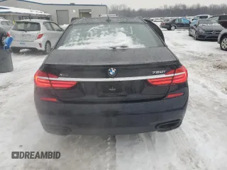 2018 BMW 7 Series 750i xDrive with VIN WBA7F2C54JB238260, listed as a Copart auction lot 89202965 with 51,634 mi miles and Salvage Title. Bid and sale history available at carsss.com. Image 6.
