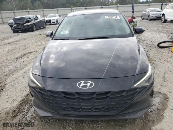 2022 Hyundai Elantra Essential with VIN KMHLM4AGXNU245369, listed as a Copart auction lot 72080114 with 135,026 mi miles and Salvage Title. Bid and sale history available at carsss.com. Image 5.