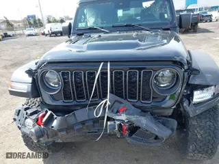 2024 Jeep Wrangler Rubicon with VIN 1C4PJXFG0RW268825, listed as a IAAI auction lot 41988213 with 19,526 mi miles. Bid and sale history available at carsss.com. Image 12.