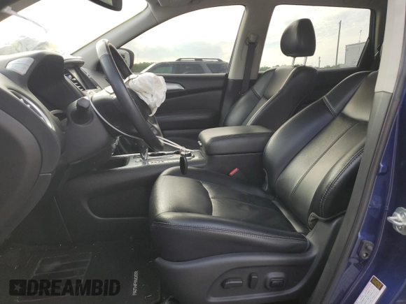 2019 Nissan Pathfinder S with VIN 5N1DR2MM8KC647517, listed as a Copart auction lot 56204075 with 82,956 mi miles and Salvage title. Bid and sale history available at DreamBid. Image 7.