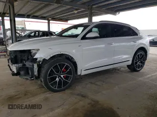 2019 Audi Q8 Premium Plus with VIN WA1EVAF14KD044053, listed as a Copart auction lot 50164955 with 40,352 mi miles and Salvage Title. Bid and sale history available at carsss.com. Image 1.