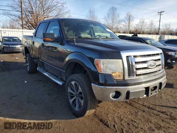 2012 Ford F-150 XL with VIN 1FTEW1CM2CFB29092, listed as a Copart auction lot 43718415 with 165,364 mi miles and Salvage Title. Bid and sale history available at carsss.com. Image 4.