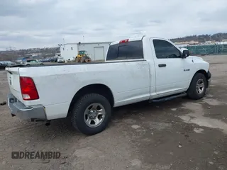 2010 Dodge 1500 ST with VIN 3D7JB1EK6AG191425, listed as a IAAI auction lot 41900080 with 190,919 mi miles. Bid and sale history available at carsss.com. Image 4.