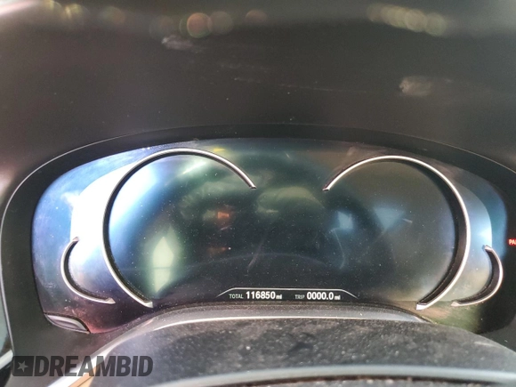 2017 BMW 7 Series 740i with VIN WBA7E2C30HG740620, listed as a Copart auction lot 85750464 with 116,850 mi miles and Salvage Title. Bid and sale history available at carsss.com. Image 9.