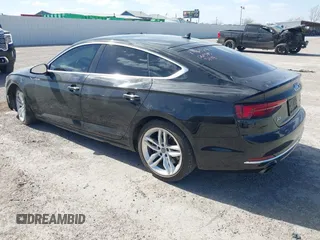 2019 Audi A5 Sportback Premium with VIN WAUANCF51KA061345, listed as a IAAI auction lot 41841741 with 84,732 mi miles. Bid and sale history available at carsss.com. Image 3.