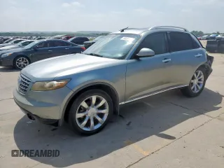 2006 Infiniti FX z VIN JNRAS08W06X206958, wystawiony jako Copart lot #58088115 z przebiegiem 252 761 mil mil oraz Szkody całkowita. Historia ofert i sprzedaży dostępna na DreamBid. Obrazek 1.