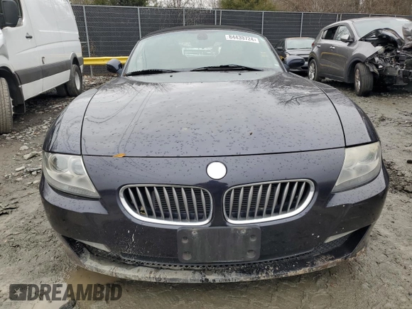 2007 BMW Z4 3.0si with VIN 4USBU53507LX03571, listed as a Copart auction lot 84439724 with 93,308 mi miles and Clean title. Bid and sale history available at DreamBid. Image 5.