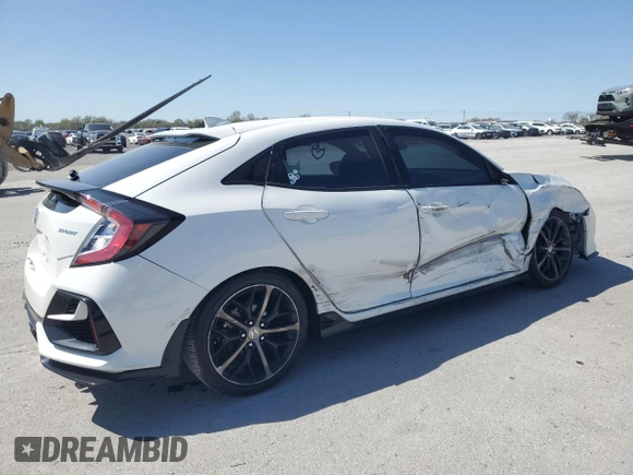 2021 Honda Civic Sport with VIN SHHFK7H47MU225283, listed as a Copart auction lot 52506055 with 77,267 mi miles and Clean Title. Bid and sale history available at DreamBid. Image 3.