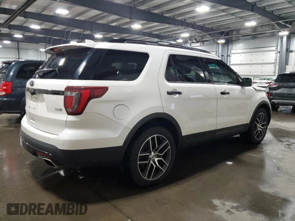 2016 Ford Explorer Sport with VIN 1FM5K8GT1GGC12627, listed as a Copart auction lot 52111815 with 145,977 mi miles and Salvage Title. Bid and sale history available at DreamBid. Image 3.