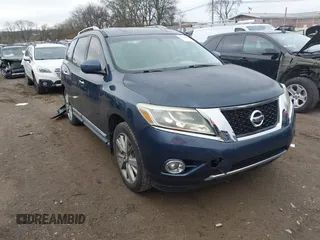 2013 Nissan Pathfinder SL with VIN 5N1AR2MN4DC662286, listed as a IAAI auction lot 41202706 with 67,866 mi miles and . Bid and sale history available at DreamBid. Image 1.