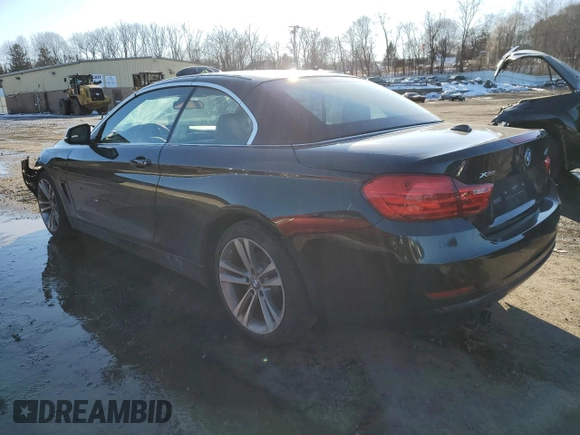 2016 BMW 4 Series 428i xDrive with VIN WBA3T1C56G5F38863, listed as a Copart auction lot 46071735 with 46,765 mi miles and Salvage title. Bid and sale history available at DreamBid. Image 2.