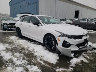 2021 Kia K5 GT-Line with VIN 5XXG64J23MG029209, listed as a Copart auction lot 47012625 with 77,399 mi miles and Salvage Title. Bid and sale history available at carsss.com. Image 4.
