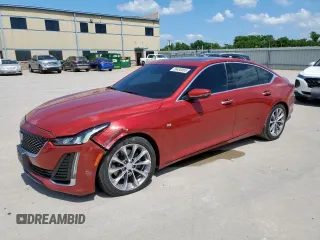 2020 Cadillac CT5 Premium Luxury with VIN 1G6DN5RK3L0139678, listed as a Copart auction lot 58495065 with 76,105 mi miles and Salvage title. Bid and sale history available at DreamBid. Image 1.