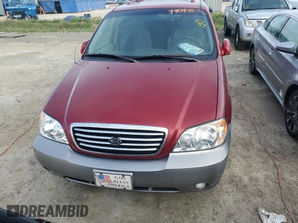 2003 Kia Sedona LX with VIN KNDUP131136419628, listed as a Copart auction lot 79094874 with 0 mi miles and Non Repairable. Bid and sale history available at carsss.com. Image 5.