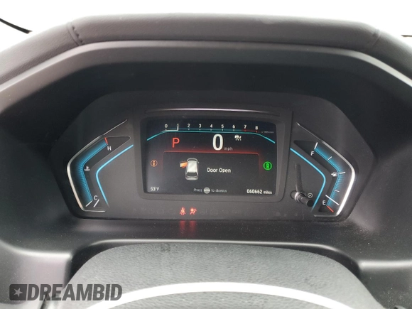 2021 Honda Odyssey EX-L with VIN 5FNRL6H76MB006265, listed as a Copart auction lot 50958395 with 60,662 mi miles and Salvage Title. Bid and sale history available at DreamBid. Image 9.