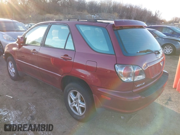 1999 Lexus RX 300 Luxury SUV with VIN JT6HF10U6X0046735, listed as a IAAI auction lot 41448829 with 162,649 mi miles. Bid and sale history available at carsss.com. Image 3.