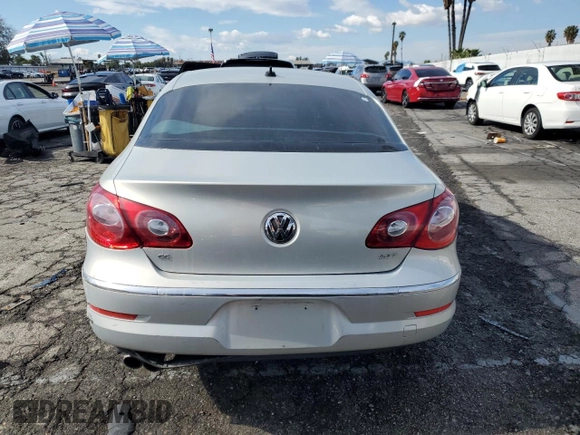 2012 Volkswagen CC Lux with VIN WVWHN7AN0CE513778, listed as a Copart auction lot 42452055 with 0 mi miles and Clean Title. Bid and sale history available at carsss.com. Image 6.