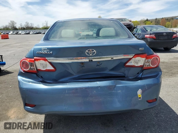 2013 Toyota Corolla L with VIN 5YFBU4EE3DP133274, listed as a Copart auction lot 53811935 with 201,988 mi miles and Salvage Title. Bid and sale history available at carsss.com. Image 6.