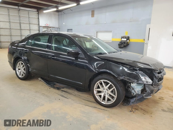 2011 Ford Fusion SEL with VIN 3FAHP0JA6BR254911, listed as a Copart auction lot 49721365 with 135,606 mi miles and Salvage Title. Bid and sale history available at DreamBid. Image 4.