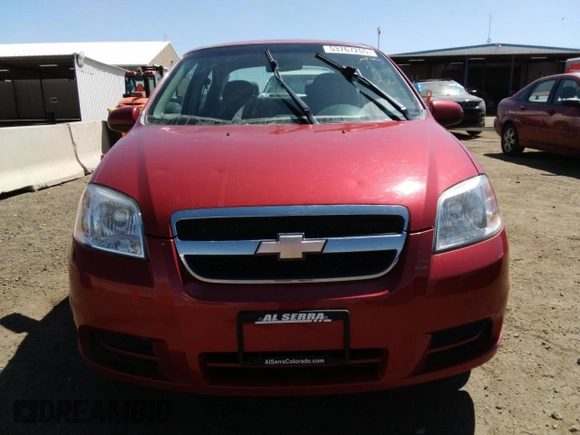 2010 Chevrolet Aveo 1LT z VIN KL1TD5DE0AB125775, wystawiony jako Copart lot #53767205 z przebiegiem 94 669 mil mil oraz Czysty tytuł • Clean title. Historia ofert i sprzedaży dostępna na DreamBid. Obrazek 5.