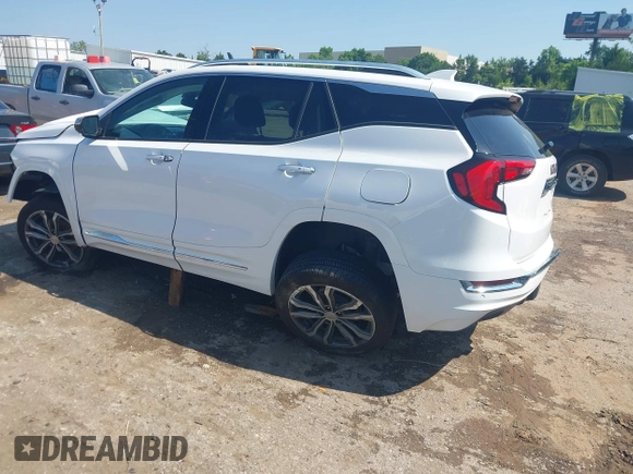 2020 GMC Terrain Denali z VIN 3GKALXEX9LL315238, wystawiony jako IAAI lot #42439208 z przebiegiem 78 585 mil mil oraz . Historia ofert i sprzedaży dostępna na DreamBid. Obrazek 3.