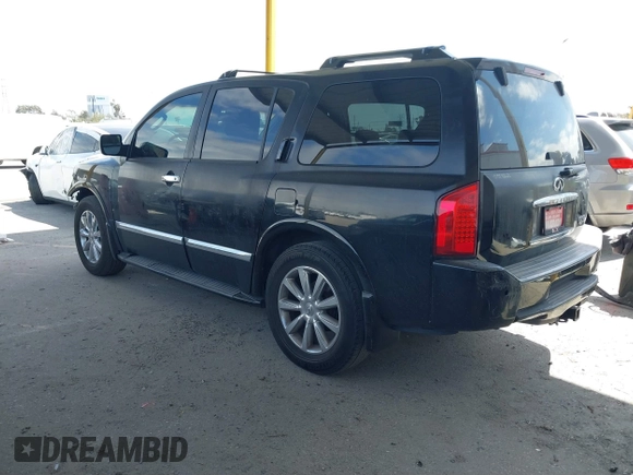 2006 Infiniti QX56 with VIN 5N3AA08C16N806010, listed as a IAAI auction lot 41859287 with 174,255 mi miles and . Bid and sale history available at DreamBid. Image 3.