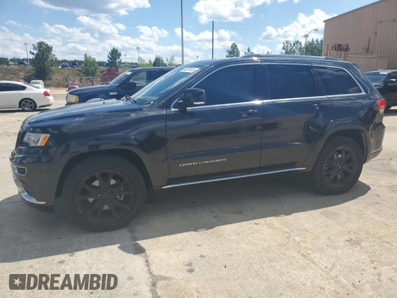 2015 Jeep Grand Cherokee Summit with VIN 1C4RJFJG6FC828922, listed as a Copart auction lot 54878415 with 125,781 mi miles and Salvage title. Bid and sale history available at DreamBid. Image 1.