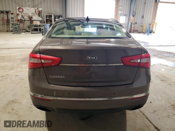 2014 Kia Cadenza Premium with VIN KNALN4D76E5152286, listed as a Copart auction lot 80848754 with 89,719 mi miles and Salvage Title. Bid and sale history available at carsss.com. Image 6.