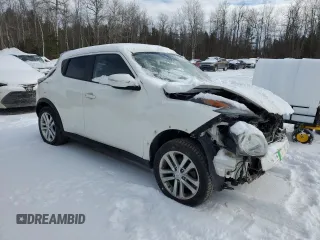 2015 Nissan Juke SL with VIN JN8AF5MVXFT553711, listed as a Copart auction lot 89395215 with 184,531 mi miles and Salvage title. Bid and sale history available at DreamBid. Image 4.
